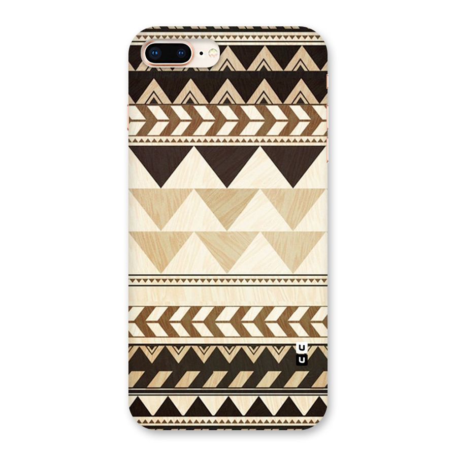 Wooden Printed Chevron Back Case for iPhone 8 Plus