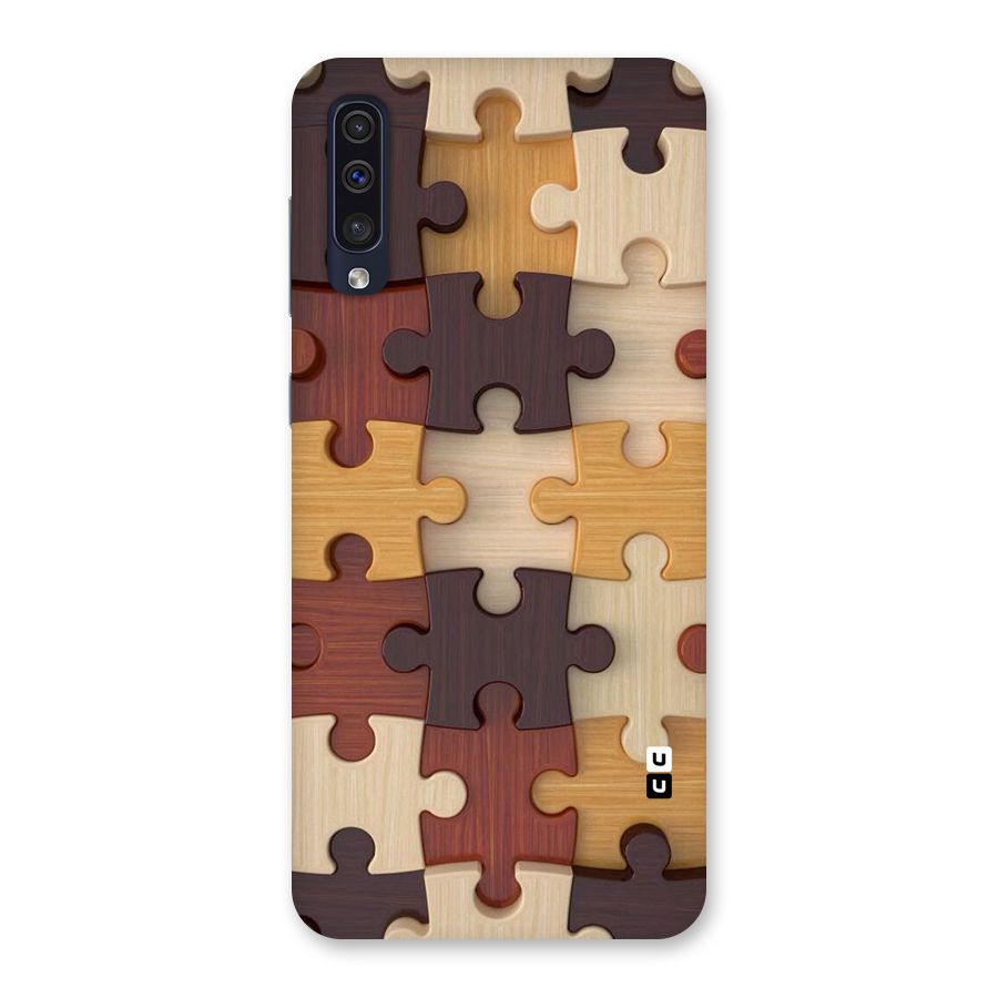Wooden Puzzle (Printed) Back Case for Galaxy A50s
