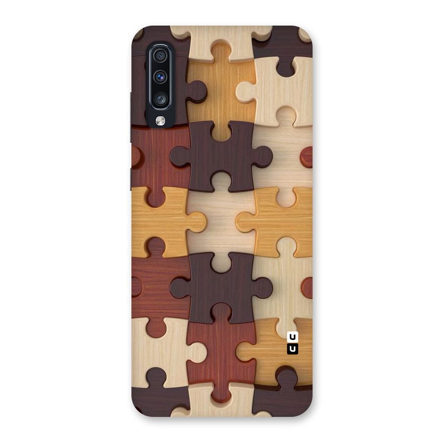 Wooden Puzzle (Printed) Back Case for Galaxy A70s