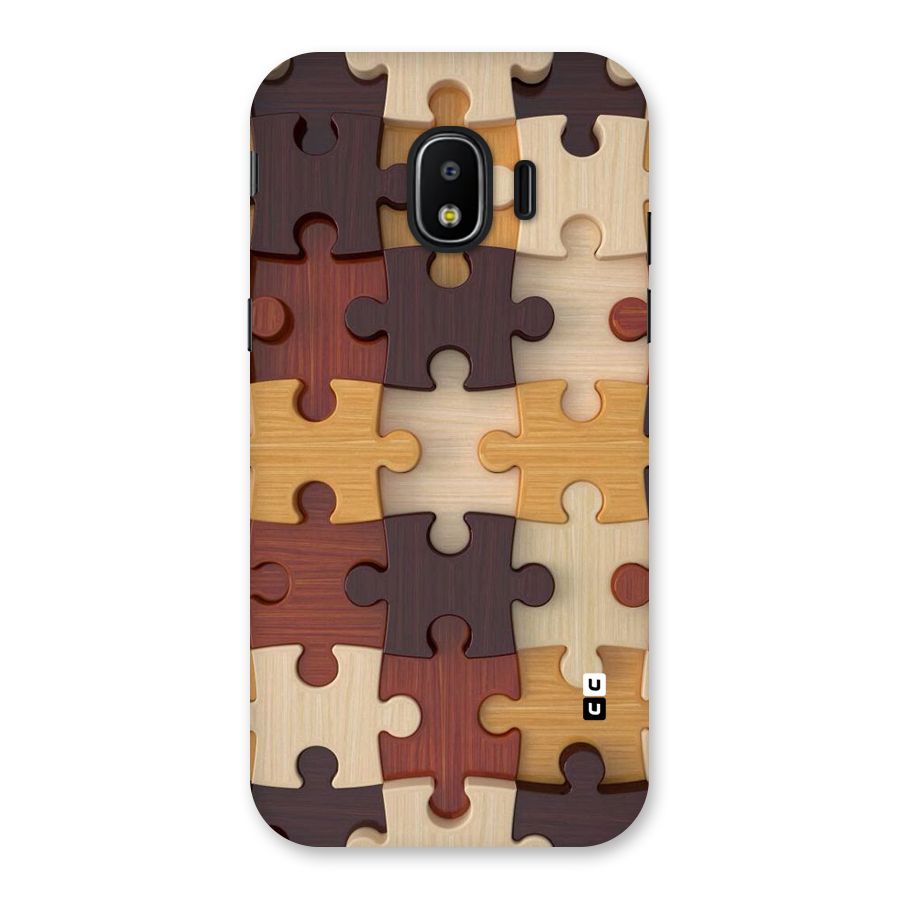 Wooden Puzzle (Printed) Back Case for Galaxy J2 Pro 2018