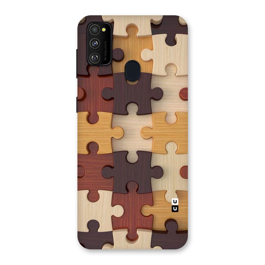 Wooden Puzzle (Printed) Back Case for Galaxy M30s