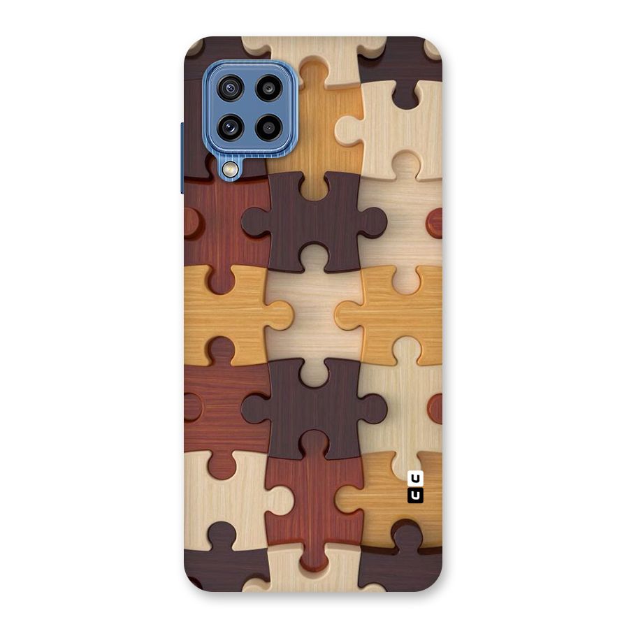 Wooden Puzzle (Printed) Back Case for Galaxy M32