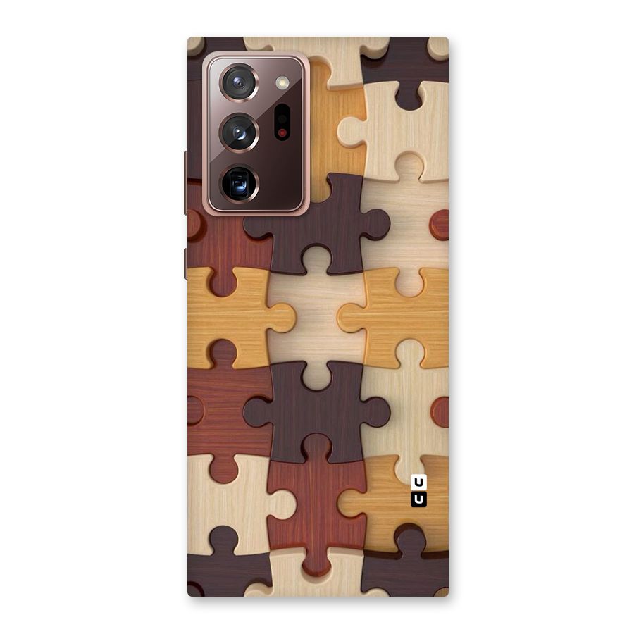 Wooden Puzzle (Printed) Back Case for Galaxy Note 20 Ultra