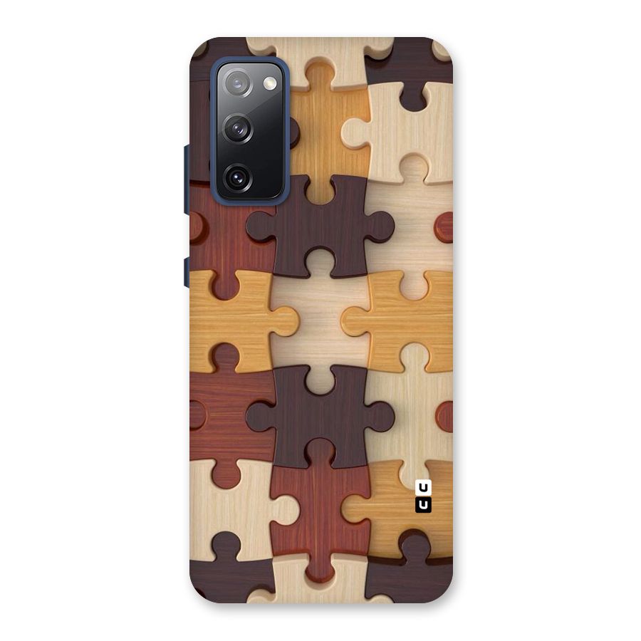 Wooden Puzzle (Printed) Back Case for Galaxy S20 FE