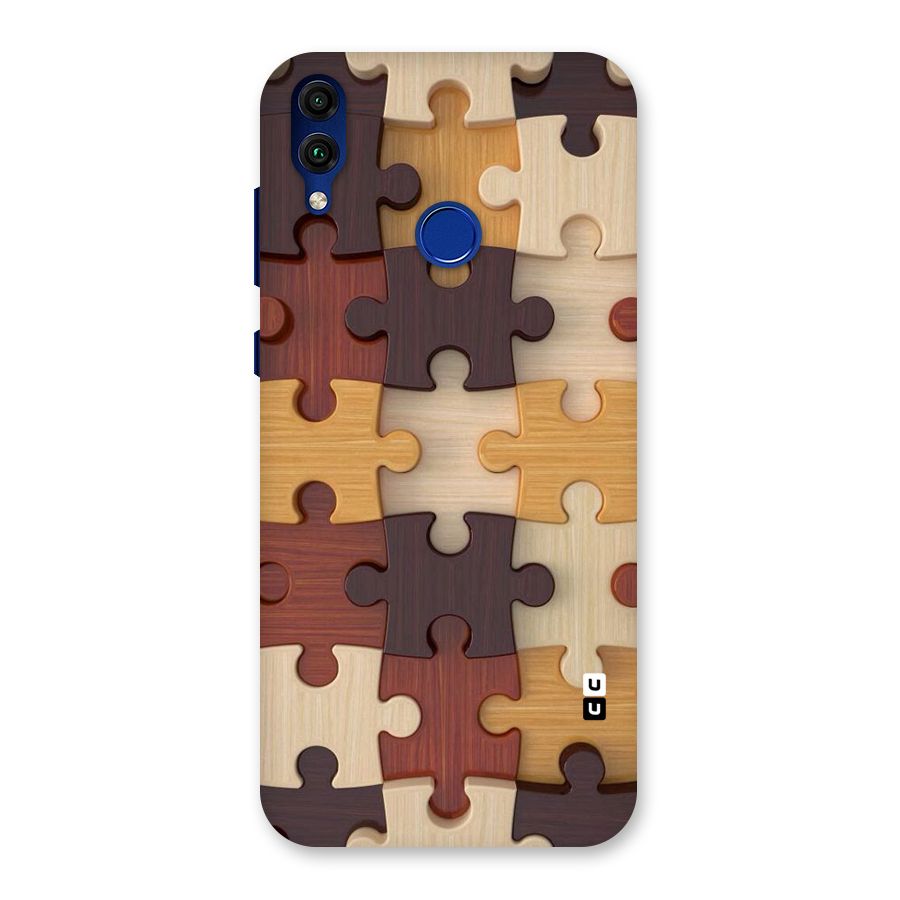Wooden Puzzle (Printed) Back Case for Honor 8C