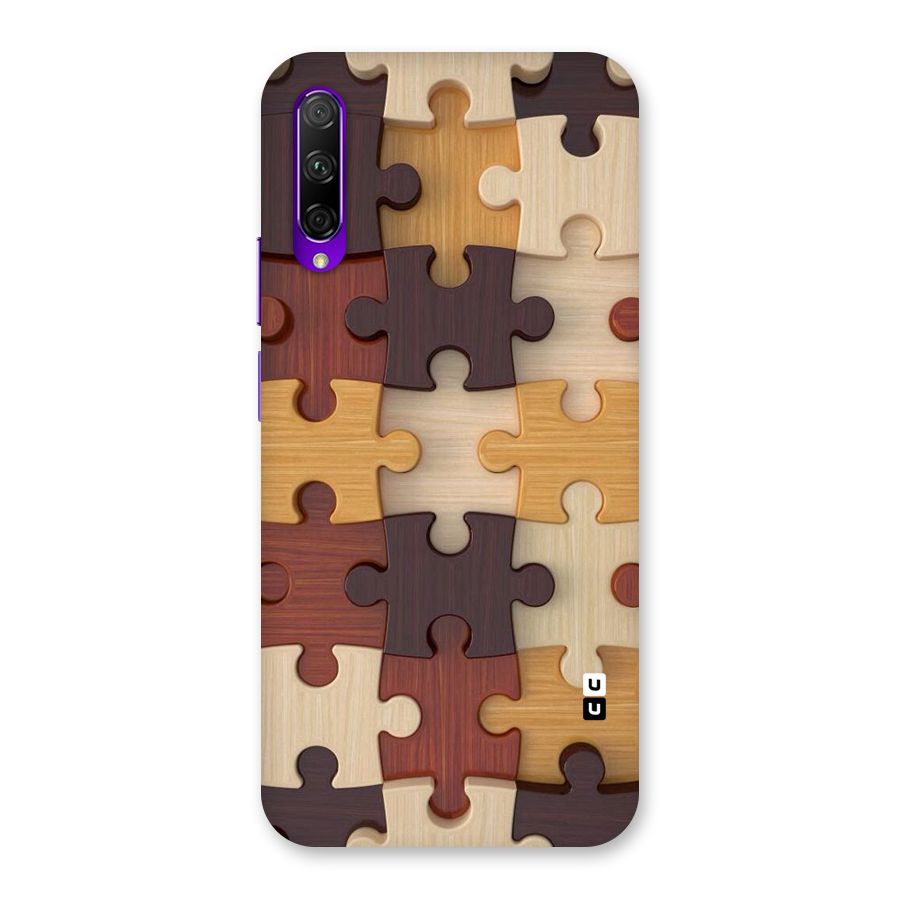Wooden Puzzle (Printed) Back Case for Honor 9X Pro