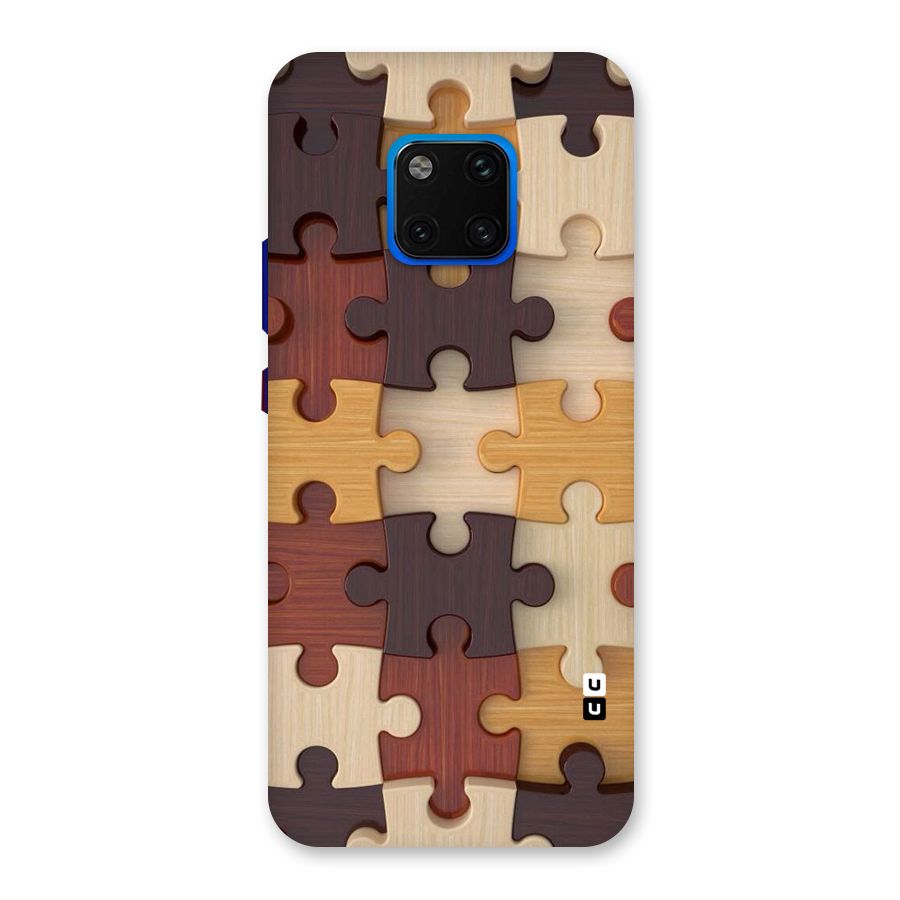 Wooden Puzzle (Printed) Back Case for Huawei Mate 20 Pro