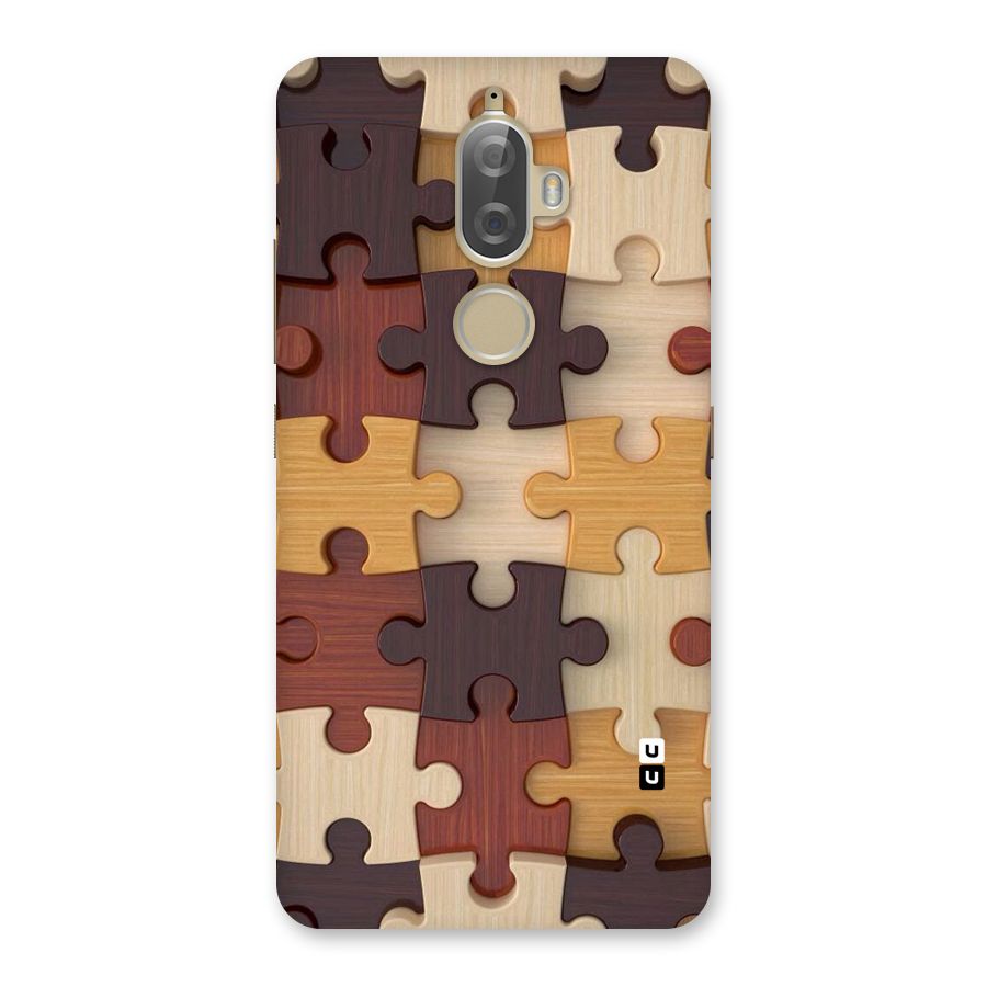 Wooden Puzzle (Printed) Back Case for Lenovo K8 Plus