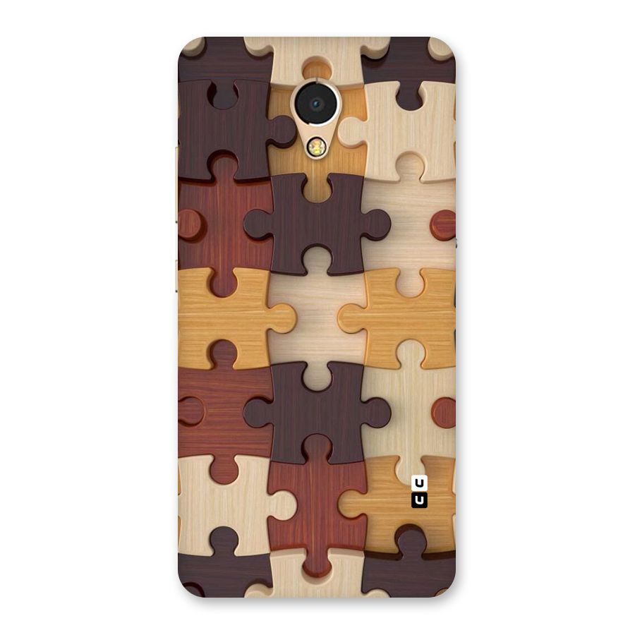 Wooden Puzzle (Printed) Back Case for Lenovo P2