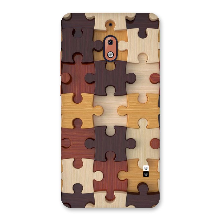 Wooden Puzzle (Printed) Back Case for Nokia 2.1