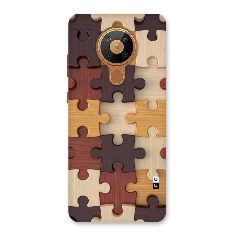 Wooden Puzzle (Printed) Back Case for Nokia 5.3