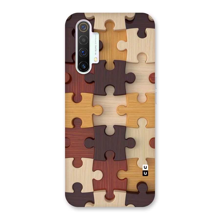 Wooden Puzzle (Printed) Back Case for Realme X3
