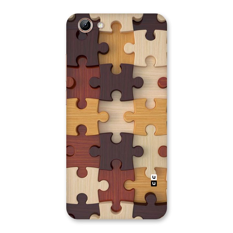 Wooden Puzzle (Printed) Back Case for Vivo Y71i