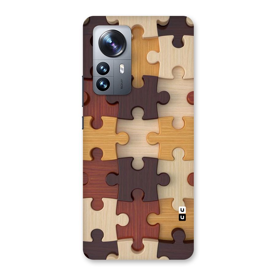 Wooden Puzzle (Printed) Back Case for Xiaomi 12 Pro