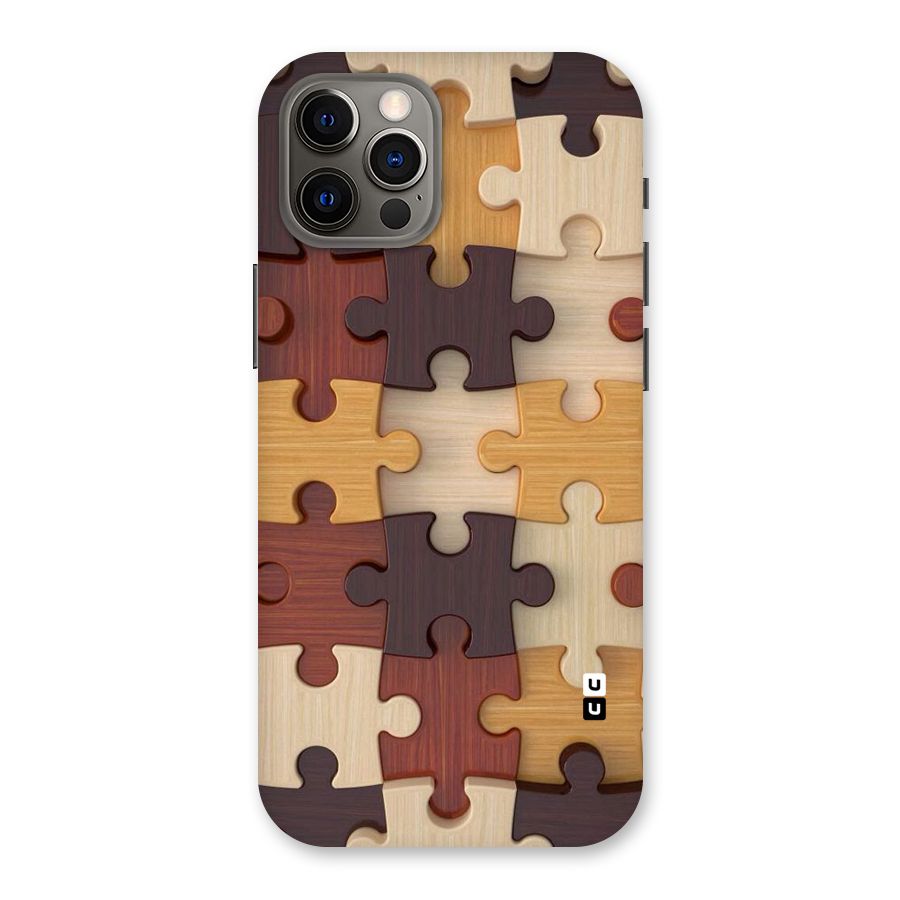 Wooden Puzzle (Printed) Back Case for iPhone 12 Pro