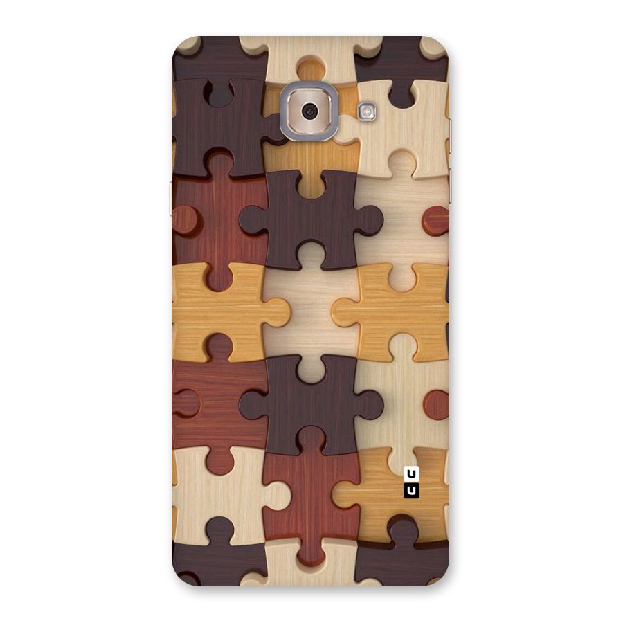 Wooden Puzzle (Printed) Back Case for Galaxy J7 Max
