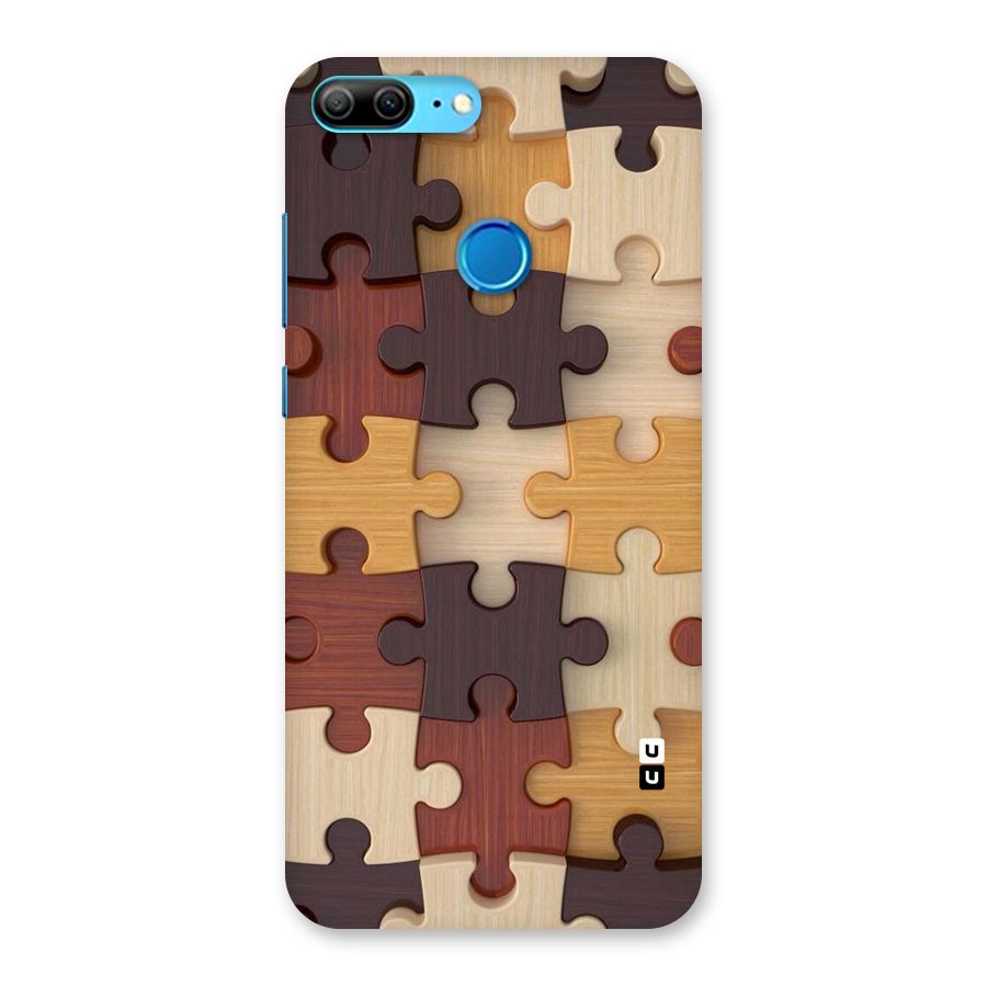 Wooden Puzzle (Printed) Back Case for Honor 9 Lite
