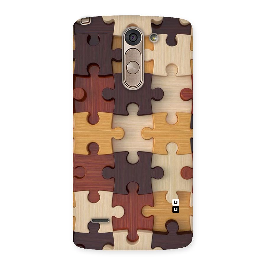 Wooden Puzzle (Printed) Back Case for LG G3 Stylus