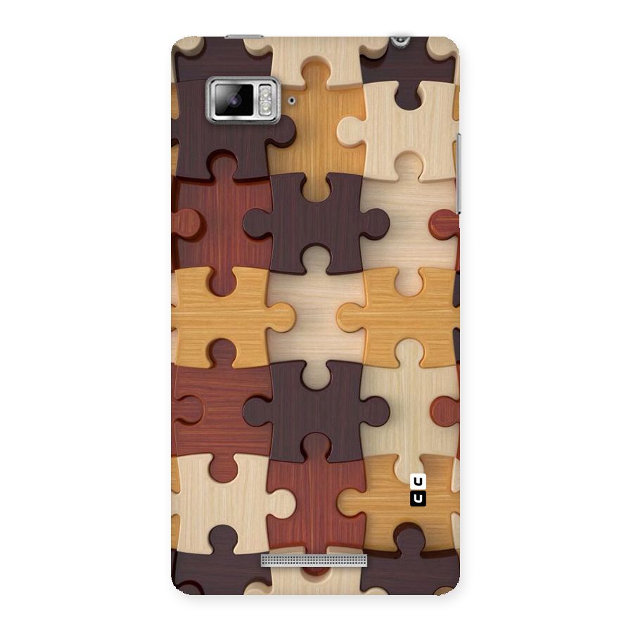 Wooden Puzzle (Printed) Back Case for Lenovo Vibe Z K910