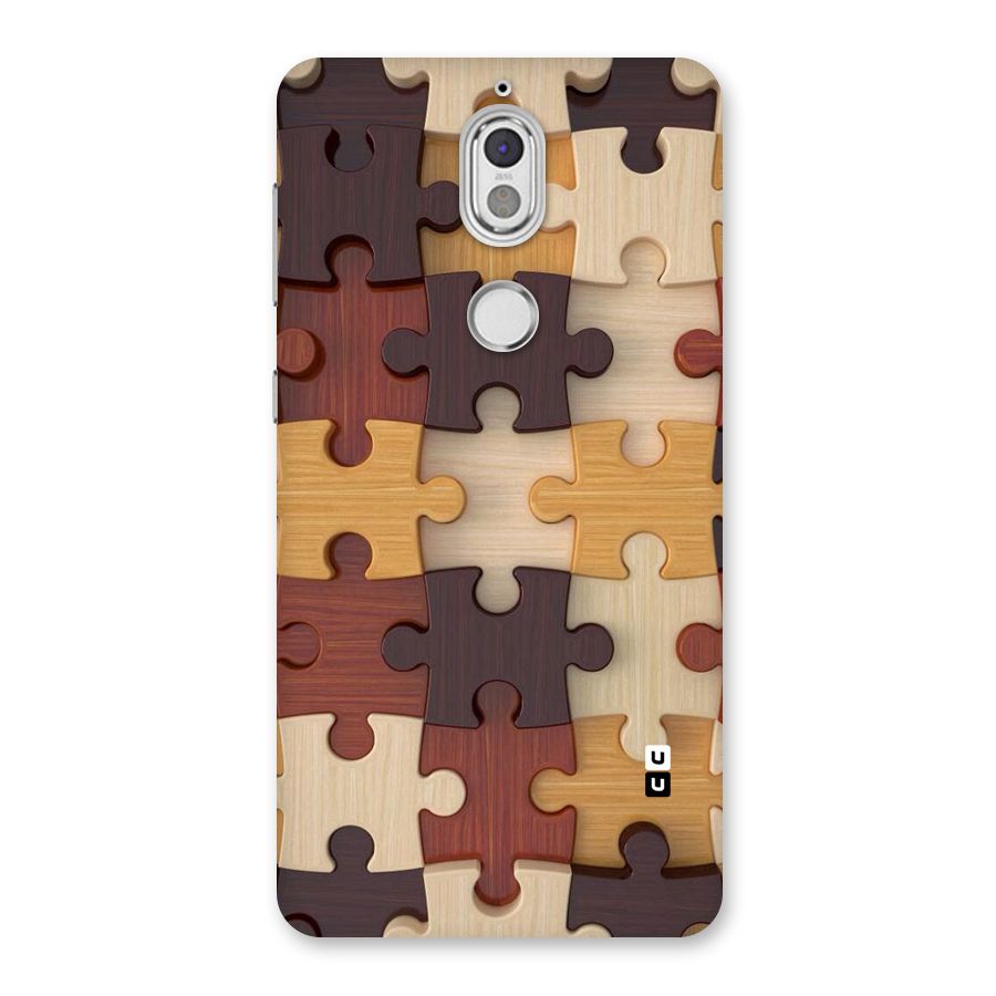 Wooden Puzzle (Printed) Back Case for Nokia 7
