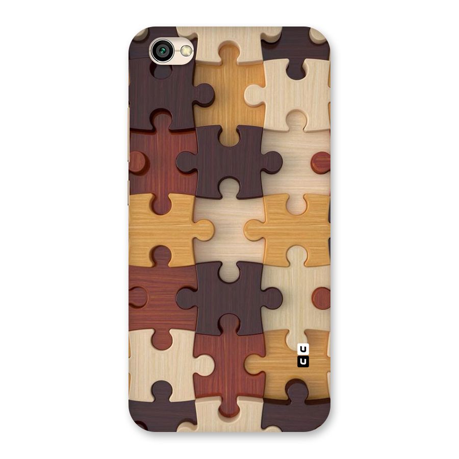Wooden Puzzle (Printed) Back Case for Redmi Y1 Lite