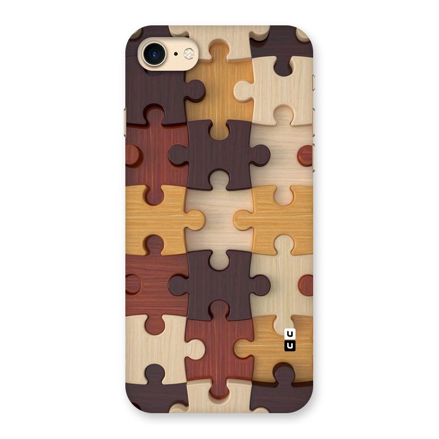 Wooden Puzzle (Printed) Back Case for iPhone 7