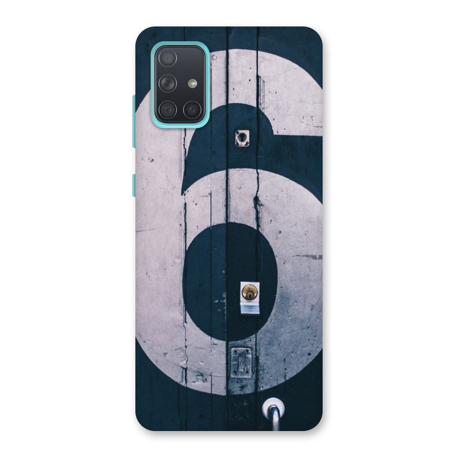 Wooden Six Back Case for Galaxy A71