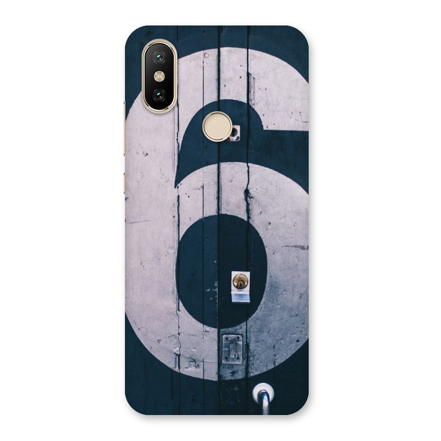 Wooden Six Back Case for Mi A2