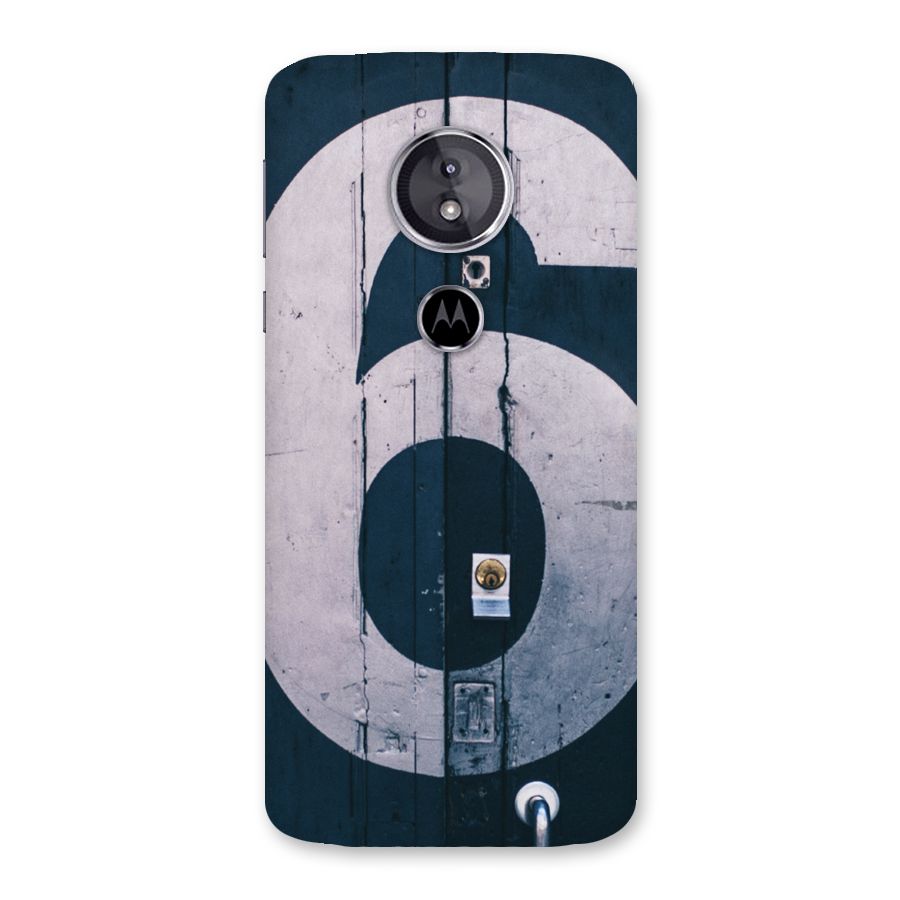 Wooden Six Back Case for Moto E5