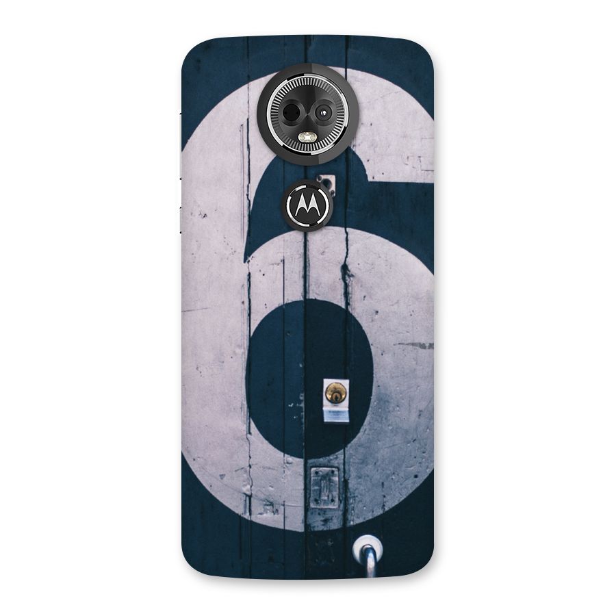 Wooden Six Back Case for Moto E5 Plus