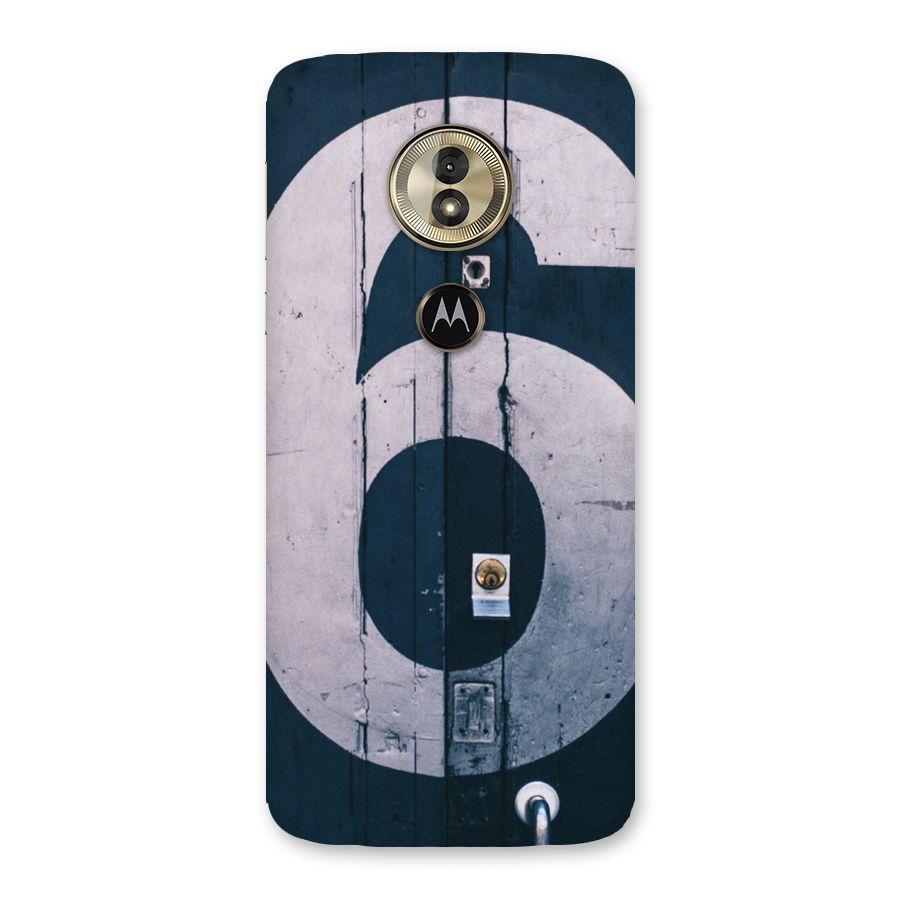 Wooden Six Back Case for Moto G6 Play