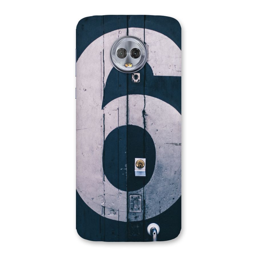 Wooden Six Back Case for Moto G6 Plus