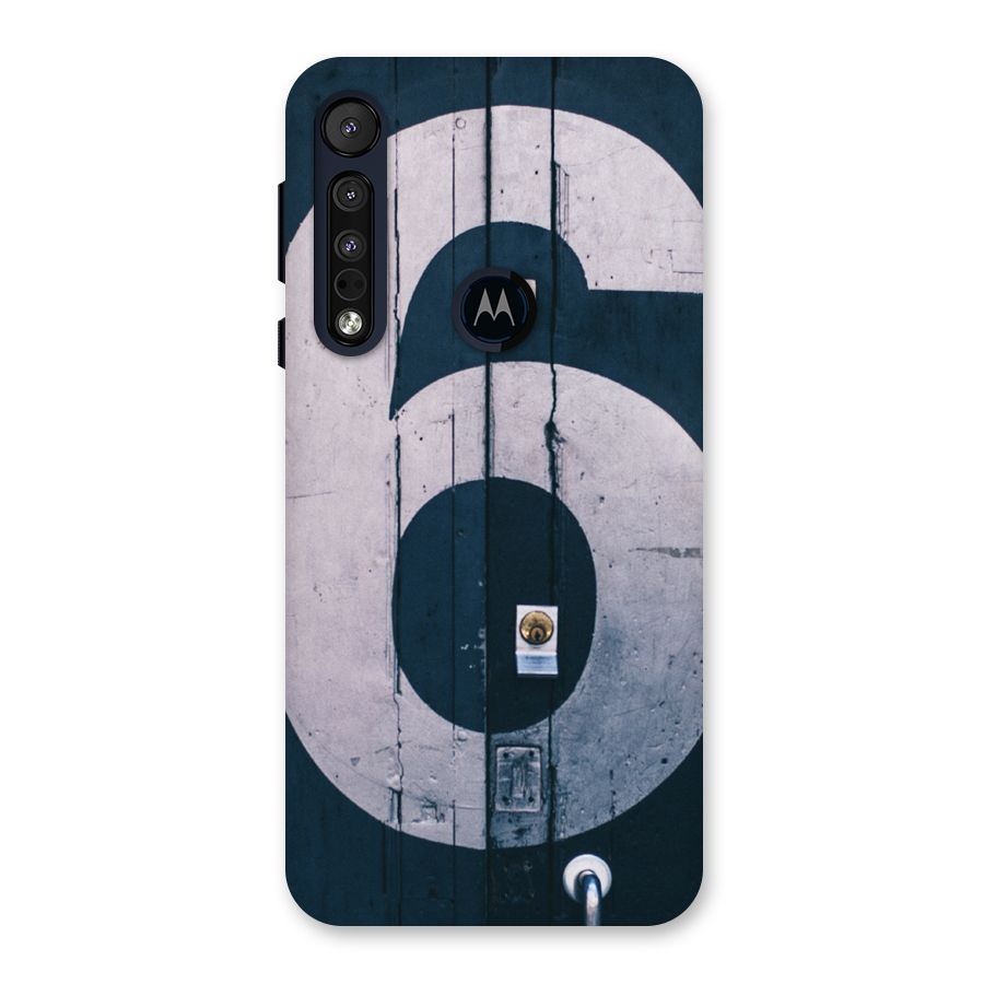 Wooden Six Back Case for Motorola One Macro