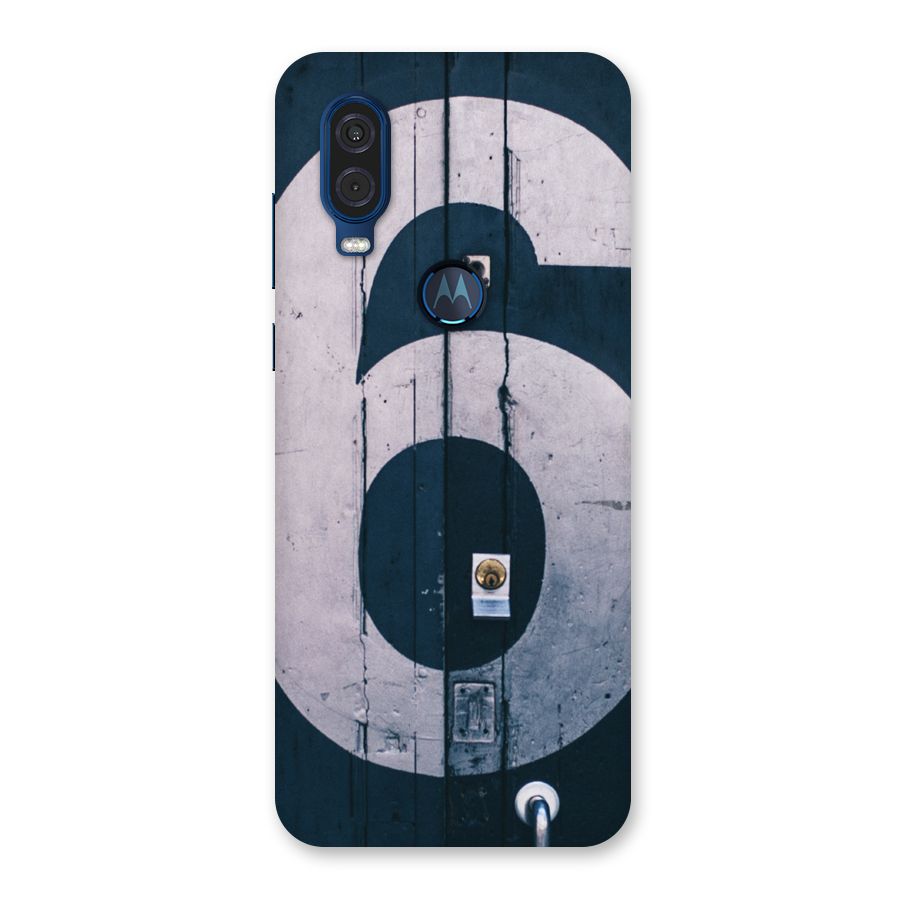 Wooden Six Back Case for Motorola One Vision