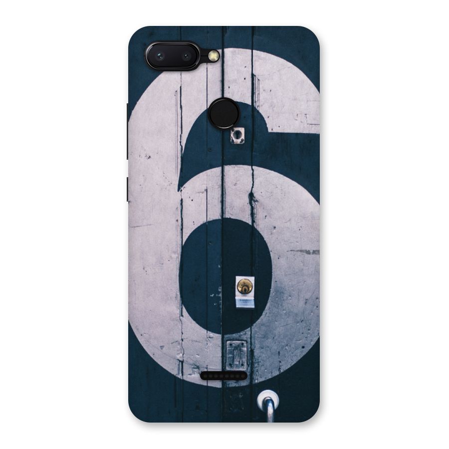 Wooden Six Back Case for Redmi 6
