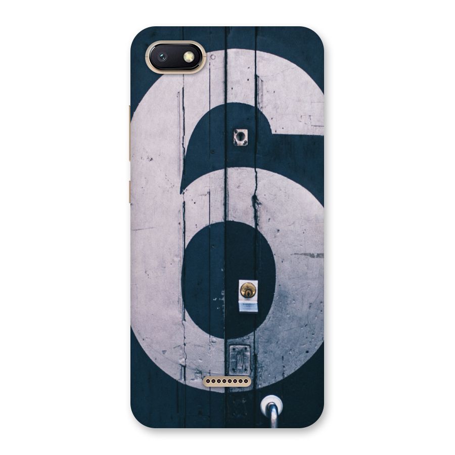 Wooden Six Back Case for Redmi 6A