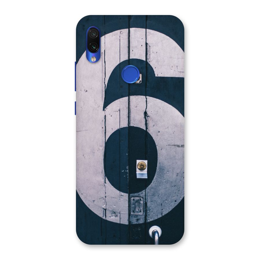 Wooden Six Back Case for Redmi Note 7S
