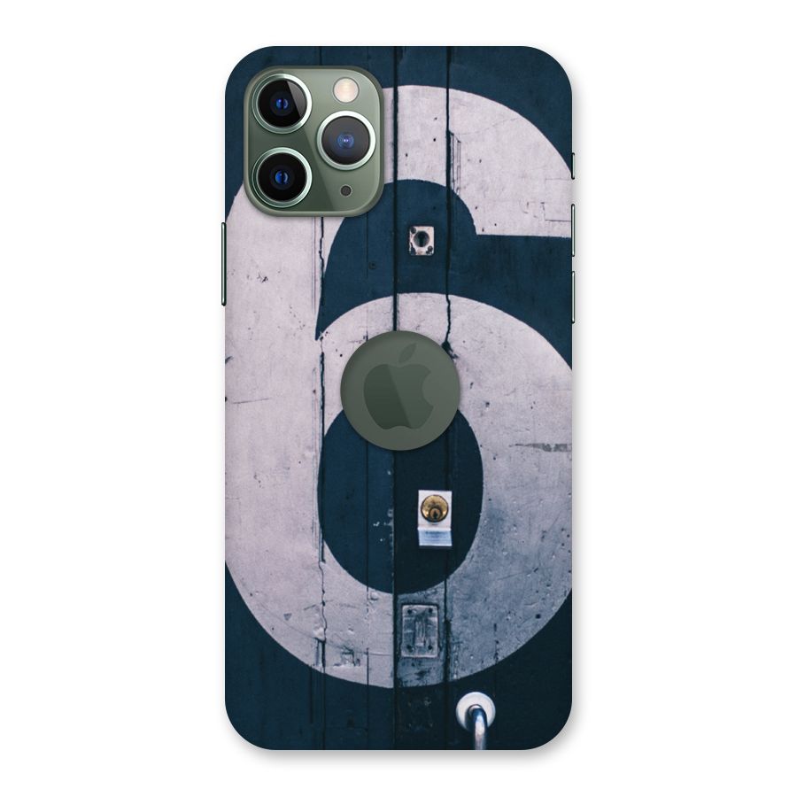 Wooden Six Back Case for iPhone 11 Pro Logo  Cut