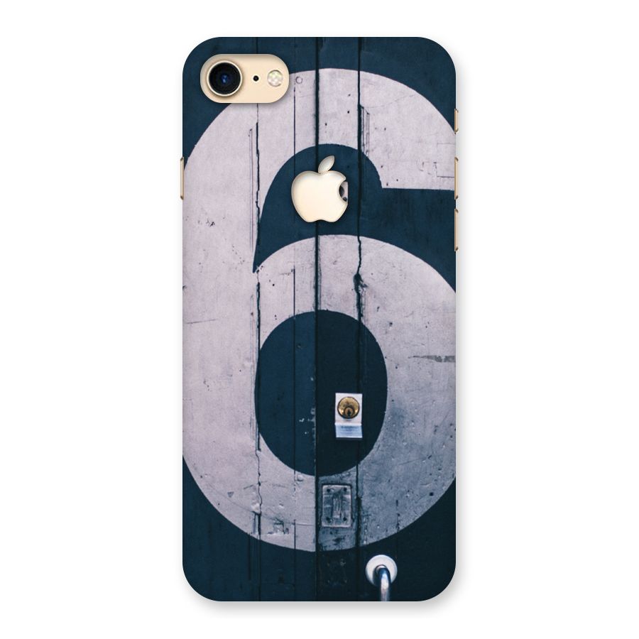 Wooden Six Back Case for iPhone 7 Apple Cut