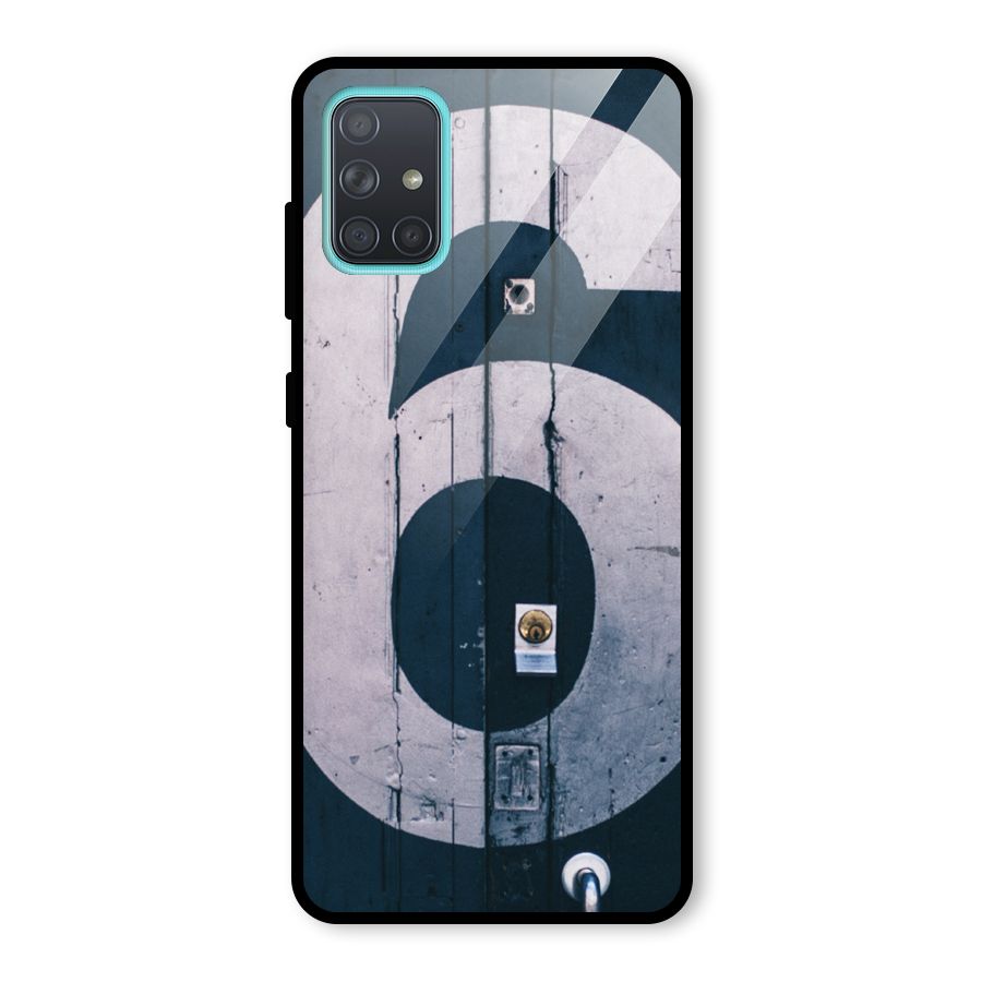 Wooden Six Glass Back Case for Galaxy A71