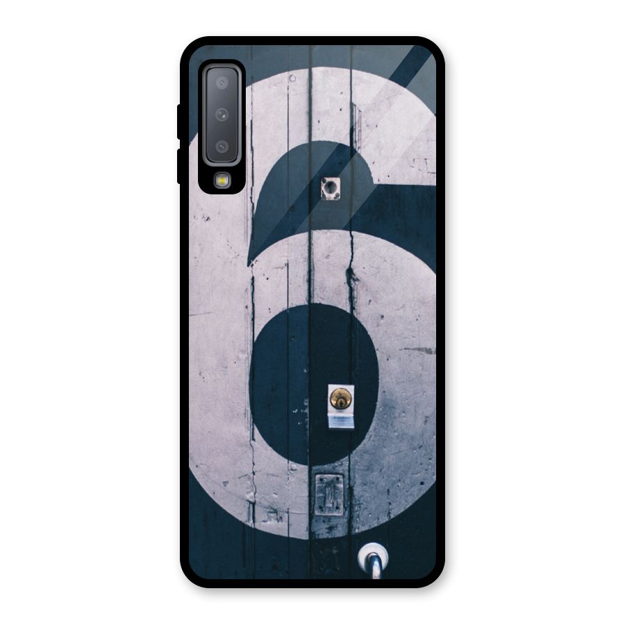 Wooden Six Glass Back Case for Galaxy A7 (2018)