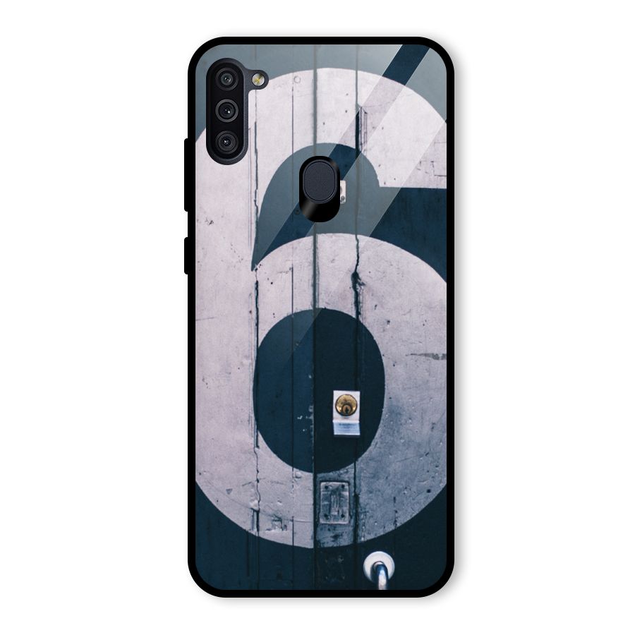 Wooden Six Glass Back Case for Galaxy M11