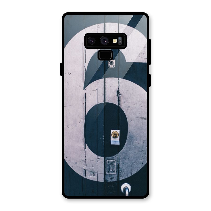 Wooden Six Glass Back Case for Galaxy Note 9