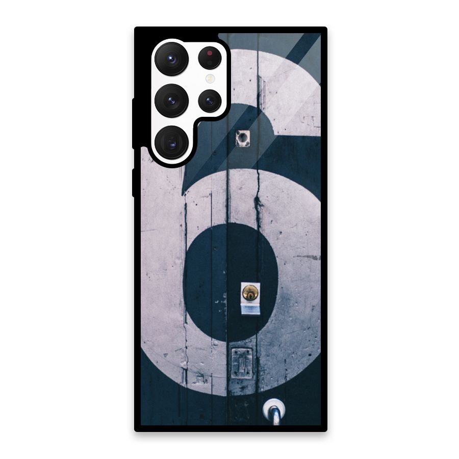 Wooden Six Glass Back Case for Galaxy S22 Ultra 5G