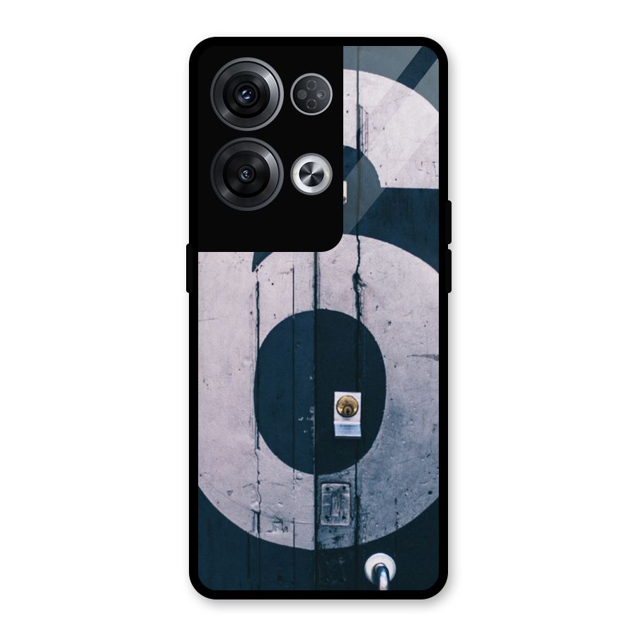 Wooden Six Glass Back Case for Oppo Reno8 Pro 5G