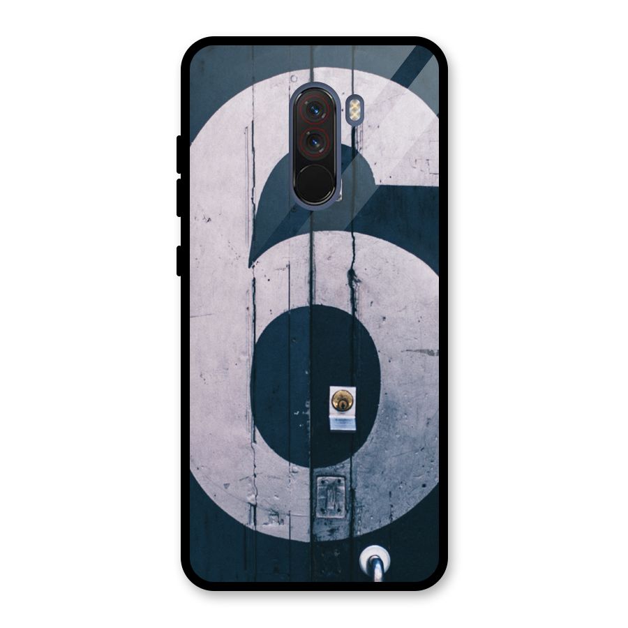 Wooden Six Glass Back Case for Poco F1