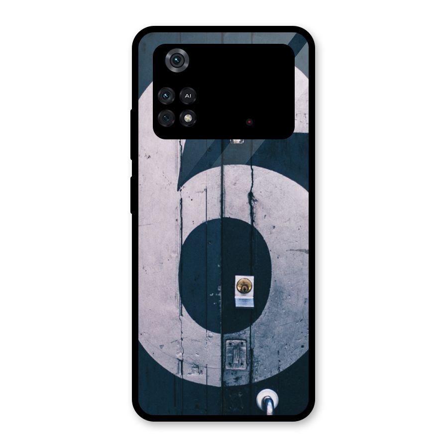Wooden Six Glass Back Case for Poco M4 Pro 4G