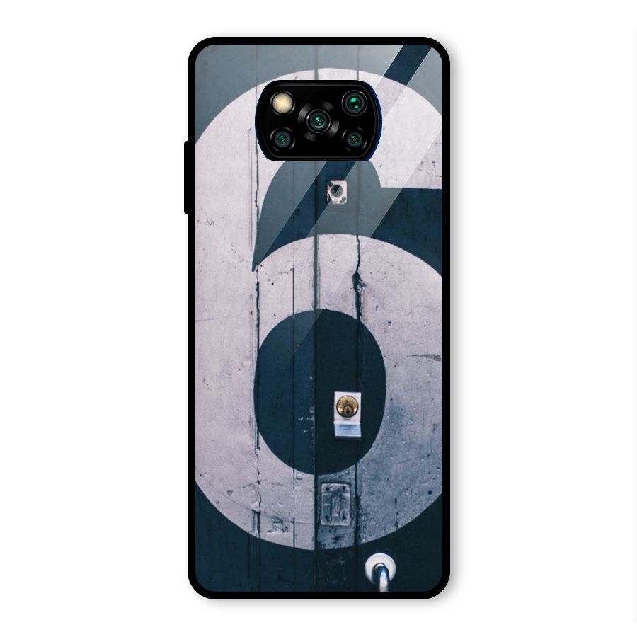 Wooden Six Glass Back Case for Poco X3 Pro