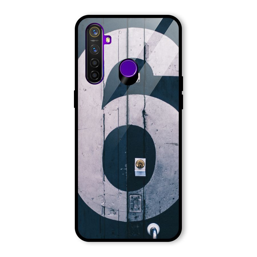 Wooden Six Glass Back Case for Realme 5 Pro