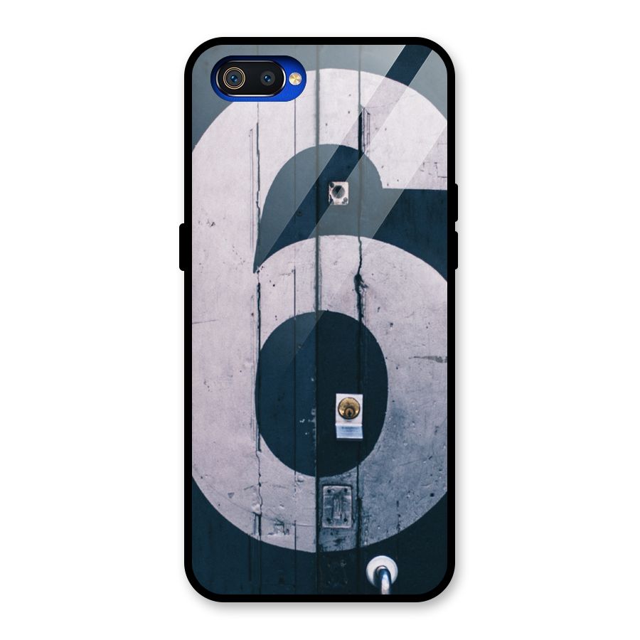 Wooden Six Glass Back Case for Realme C2
